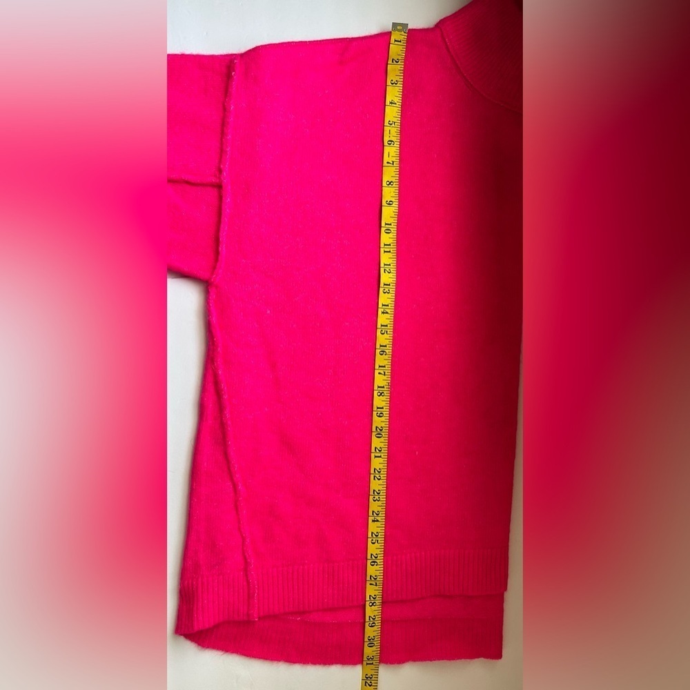 NWT CROWN & IVY MOCK NECK DEEP PINK SWEATER Sz. XXL PULLOVER, SOFT, FALL/WINTER - Picture 7 of 7